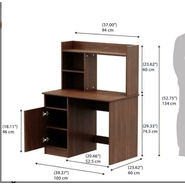 Joy Furniture 915 millimeter X 915 millimeter (mm LxD) Executive Computer Table