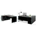 Metafurn Executive Table with One side pedestal unit and E.R.U