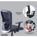 KRISHTHA Revolving Chair with Knee tilt mechanism