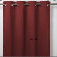 Unbranded Cotton Plain Door Curtains