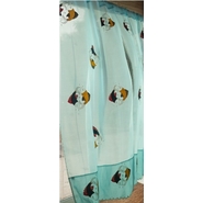 A DECORE Cotton Floral Door Curtains