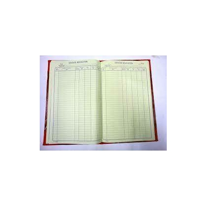 ABD STOCK REGISTER Diaries-printed-plain- register- 498 Pages