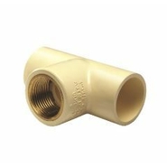 FLOWKEM 15 mm dia tee(brass)