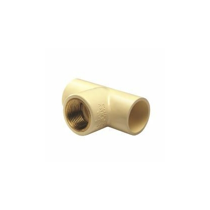 FLOWKEM 15 mm dia tee(brass)