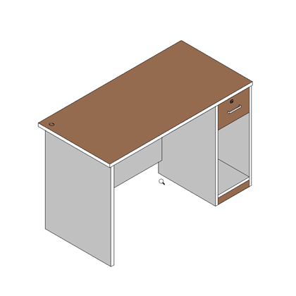 geeken 1220 millimeter X 610 millimeter (mm LxD) Executive Computer Table