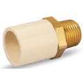 QUAA 15 mm dia Male adapter brass threaded