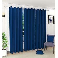 KAIRO Silk Plain Door Curtains