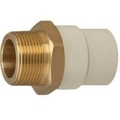 Supreme 25 mm dia Male adapter brass threaded