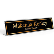 Desk Name Plate 15''x2'' (Inc. Print)