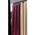 princehomefurnishings Silk Plain Door Curtains