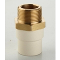 Prince 25 mm dia Male adapter brass threaded