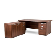 HARLISON Executive Table with Both side pedestal unit