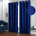 Unbranded Silk Plain Door Curtains