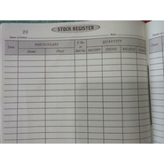 NA STOCK REGISTER Diaries-printed-plain- register- 200 Pages