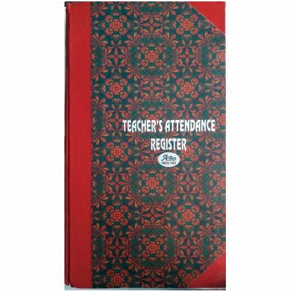 KUMAR ATTENDANCE REGISTER Diaries-printed-plain- register- 100 Pages