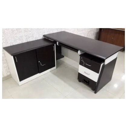 Doris Fray Executive Table with One side pedestal unit and E.R.U