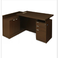 Doris Fray Executive Table with One side pedestal unit and E.R.U