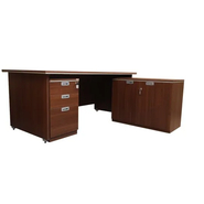 Doris Fray Executive Table with One side pedestal unit