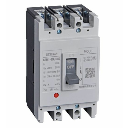 Unbranded 63A 3 Pole 65 KA Molded Case Circuit Breakers (Mccb)