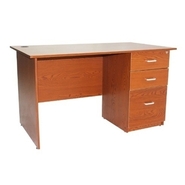 DEVENT COLLECTION Executive Table with One side pedestal unit