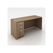 DEVENT COLLECTION Executive Table with One side pedestal unit