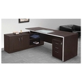 DEVENT COLLECTION Executive Table with One side pedestal unit and E.R.U