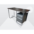 wellfin Executive Table with One side pedestal unit