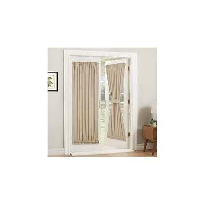 Tex Styles Silk Stripes Door Curtains