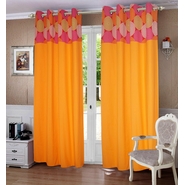 Lushomes Cotton Geomatric Door Curtains