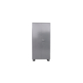 Simpler Almirah Steel shelving cabinet with partial wardrobe