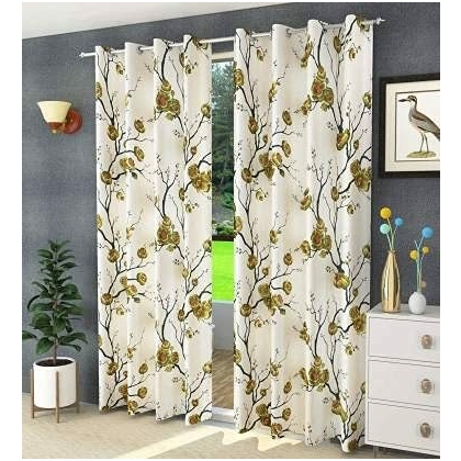 Unbranded Polyster Floral Door Curtains