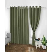 HEALTHCO--U.P TEXTILES HANDLOOMS Cotton Plain Door Curtains