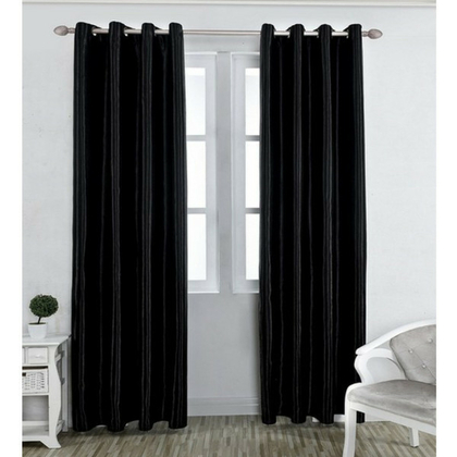 HEALTHCO--U.P TEXTILES HANDLOOMS Polyster Plain Door Curtains