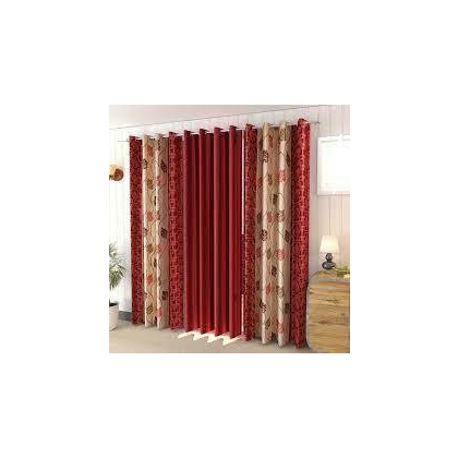 HEALTHCO--U.P TEXTILES HANDLOOMS Cotton Plain Door Curtains