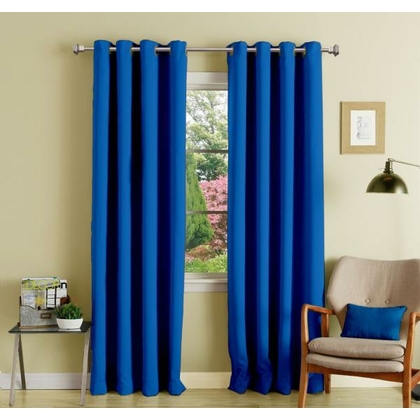 HEALTHCO--U.P TEXTILES HANDLOOMS Polyster Plain Door Curtains