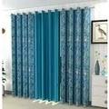 HEALTHCO--U.P TEXTILES HANDLOOMS Polyster Floral Door Curtains