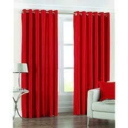 HEALTHCO--U.P TEXTILES HANDLOOMS Polyster Plain Door Curtains