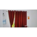 Unbranded Silk Plain Door Curtains