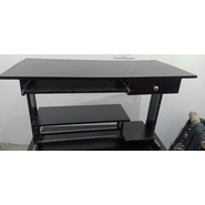 Unbranded 760 millimeter X 460 millimeter (mm LxD) Executive Computer Table