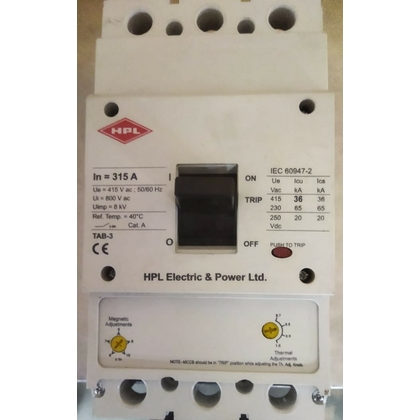 hpl 250A 3 Pole 35 KA Molded Case Circuit Breakers (Mccb)