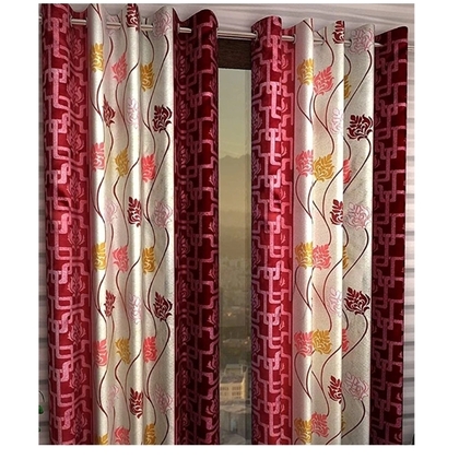 Woods Interiors Polyster Floral Door Curtains