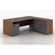 ML Office Solution Executive Table with One side pedestal unit and E.R.U