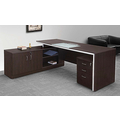 ML Office Solution Executive Table with One side pedestal unit and E.R.U