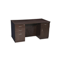 V J Interior  Executive Table with Both side pedestal unit