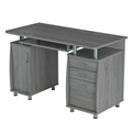 DEVENT COLLECTION Executive Table with Both side pedestal unit