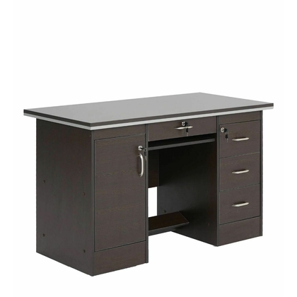 DEVENT COLLECTION Executive Table with One side pedestal unit