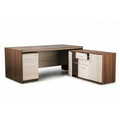 Fabasian Executive Table with One side pedestal unit and E.R.U