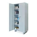 s Almirah Steel shelving cabinet with partial wardrobe