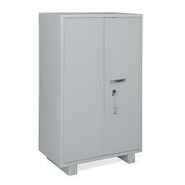 s Almirah Steel shelving cabinet with partial wardrobe