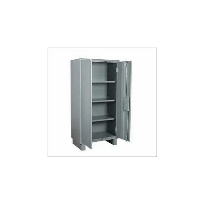 s Almirah Steel shelving cabinet with partial wardrobe